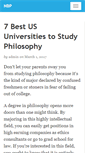 Mobile Screenshot of newbooksinphilosophy.com